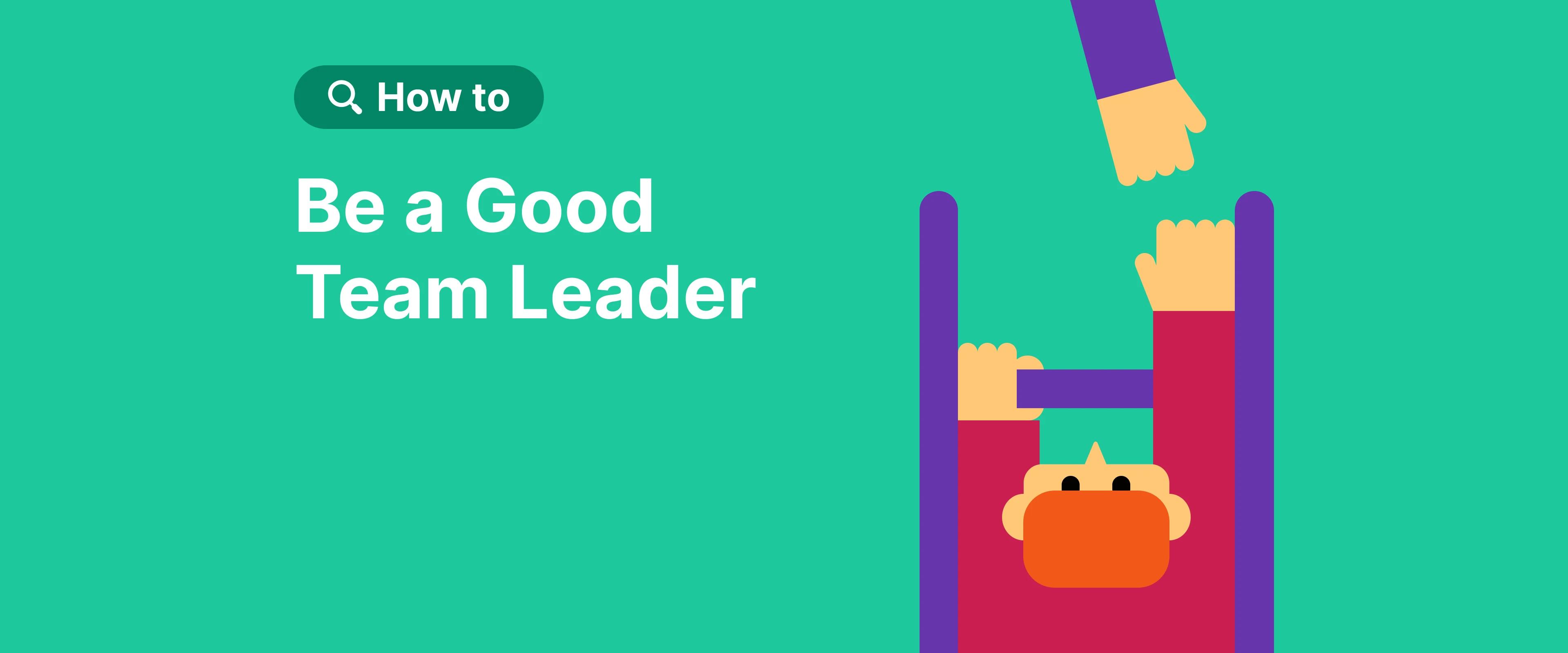 how to be a good team leader a person climbing the stairs