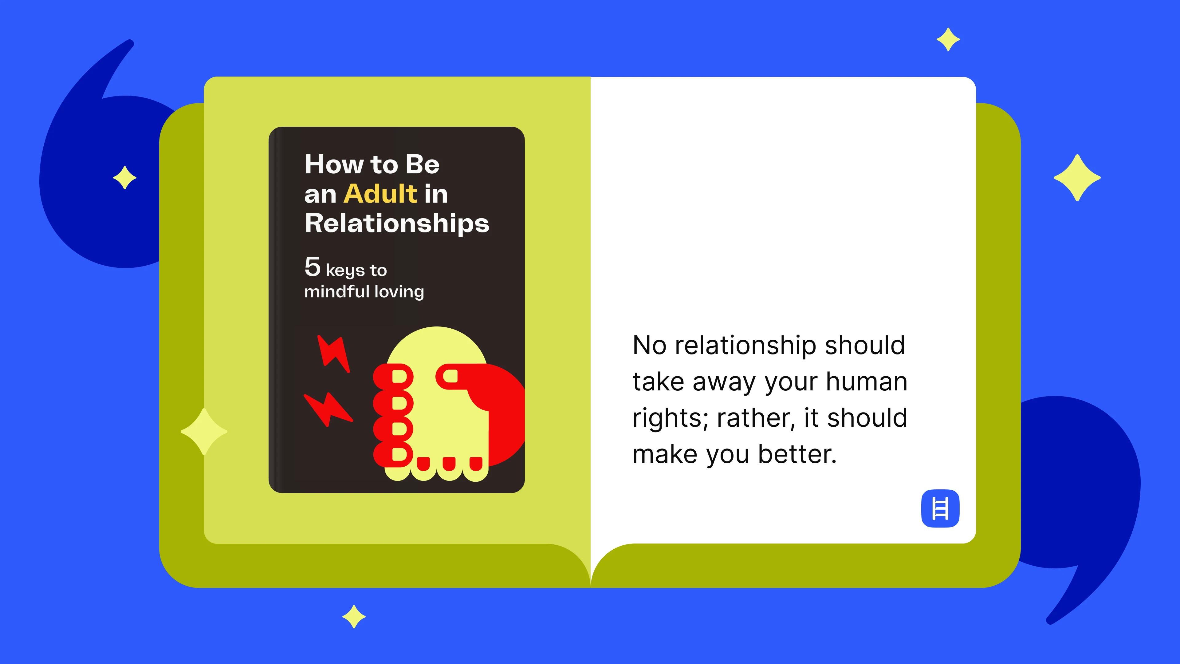 How to be an Adult in Relationship quote
